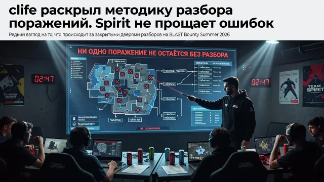 clife раскрыл методику разбора поражений. Spirit не прощает ошибок